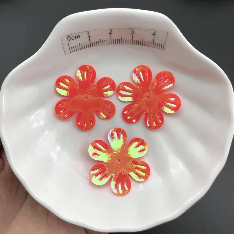 30g 30mm Cup Flower Loose Sequins Paillettes For Sewing ,Shoes,Hat,Kids DIY,Crafts Accessories Wholesale