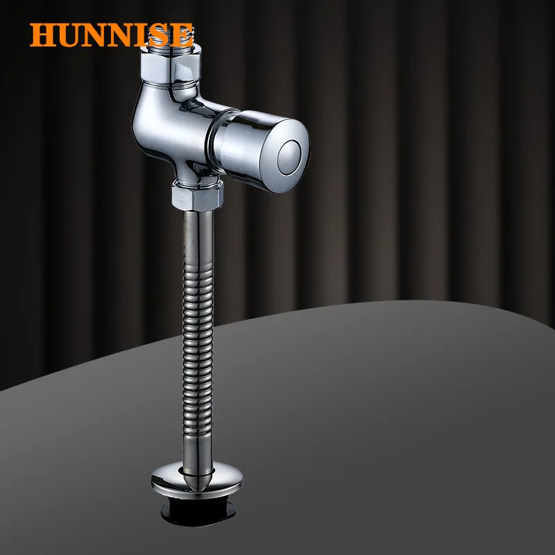 Urinal Valves Quality Zinc Alloy Bathroom Urinal Valve Wall Mounted Bathroom Delay Flush Valve Fashion Urine Flushing Valve