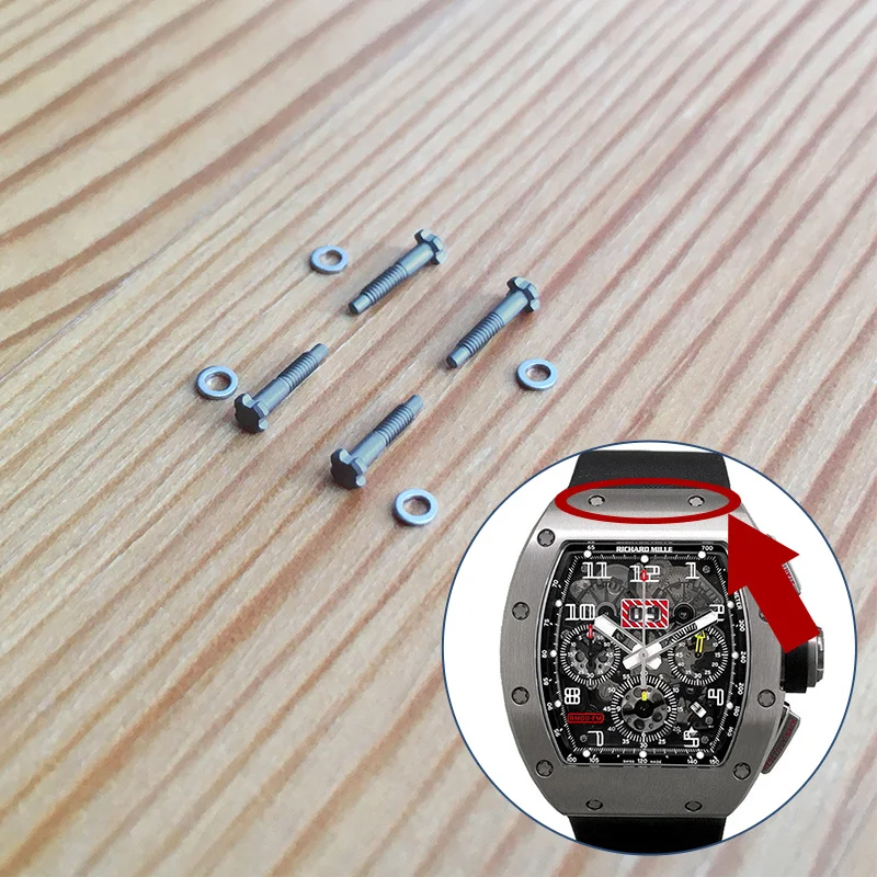 4 prongs watch band screw for Richard Mille original automatic watch Diver RM011