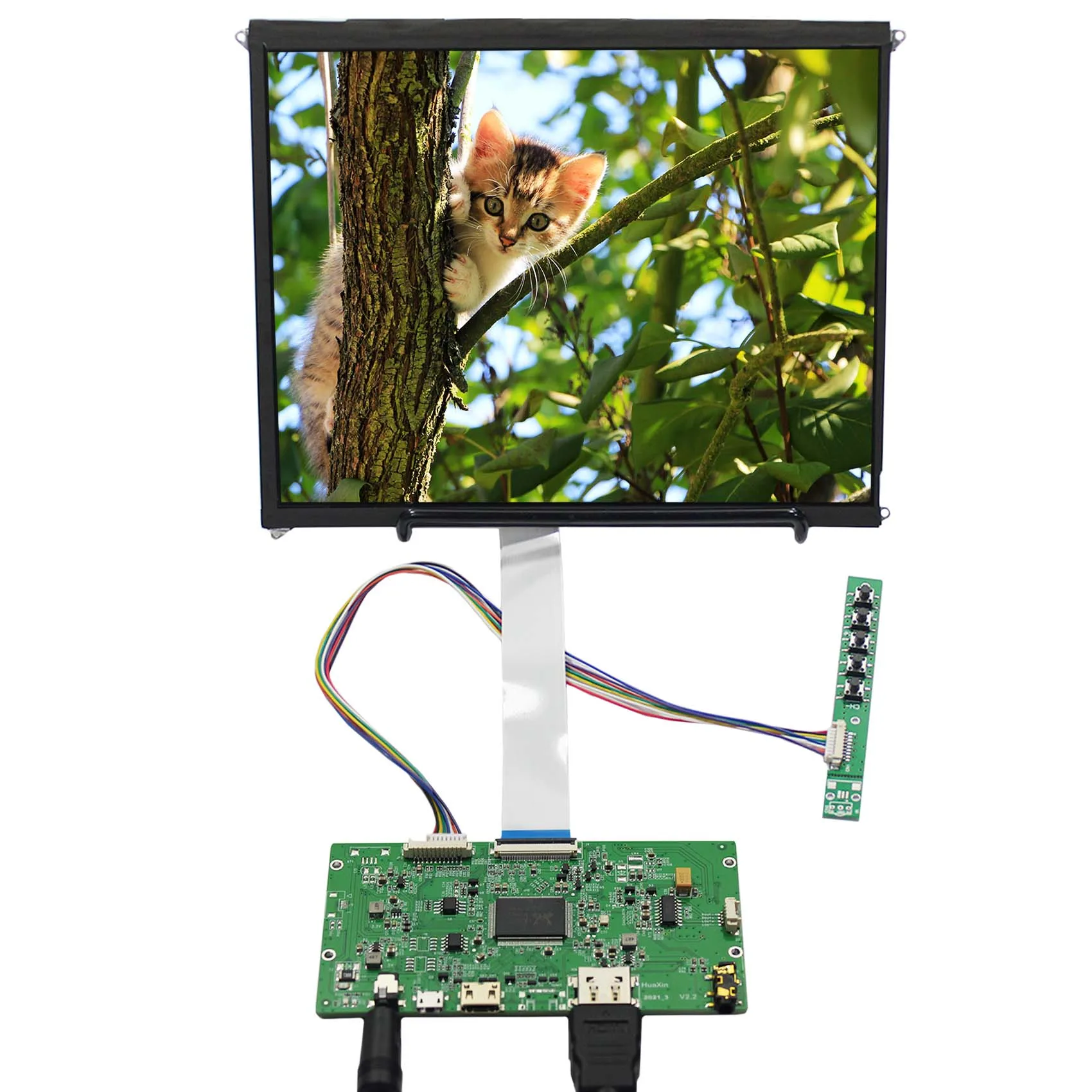 

VSDISPLAY HD-MI LCD Controller Board RTD2556T Chip With 9.7inch 2048x1536 IPS 4:3 LP097QX1 LTL097QL01 LQ097L1JY02Z LCD Screen