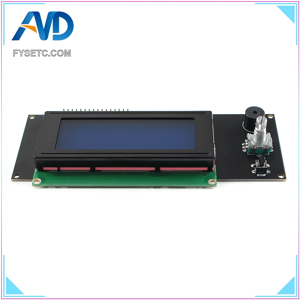 Free shipping 3D Printer Parts LCD Display 3D Printer Smart Controller Ramps 1.4 2004LCD Control