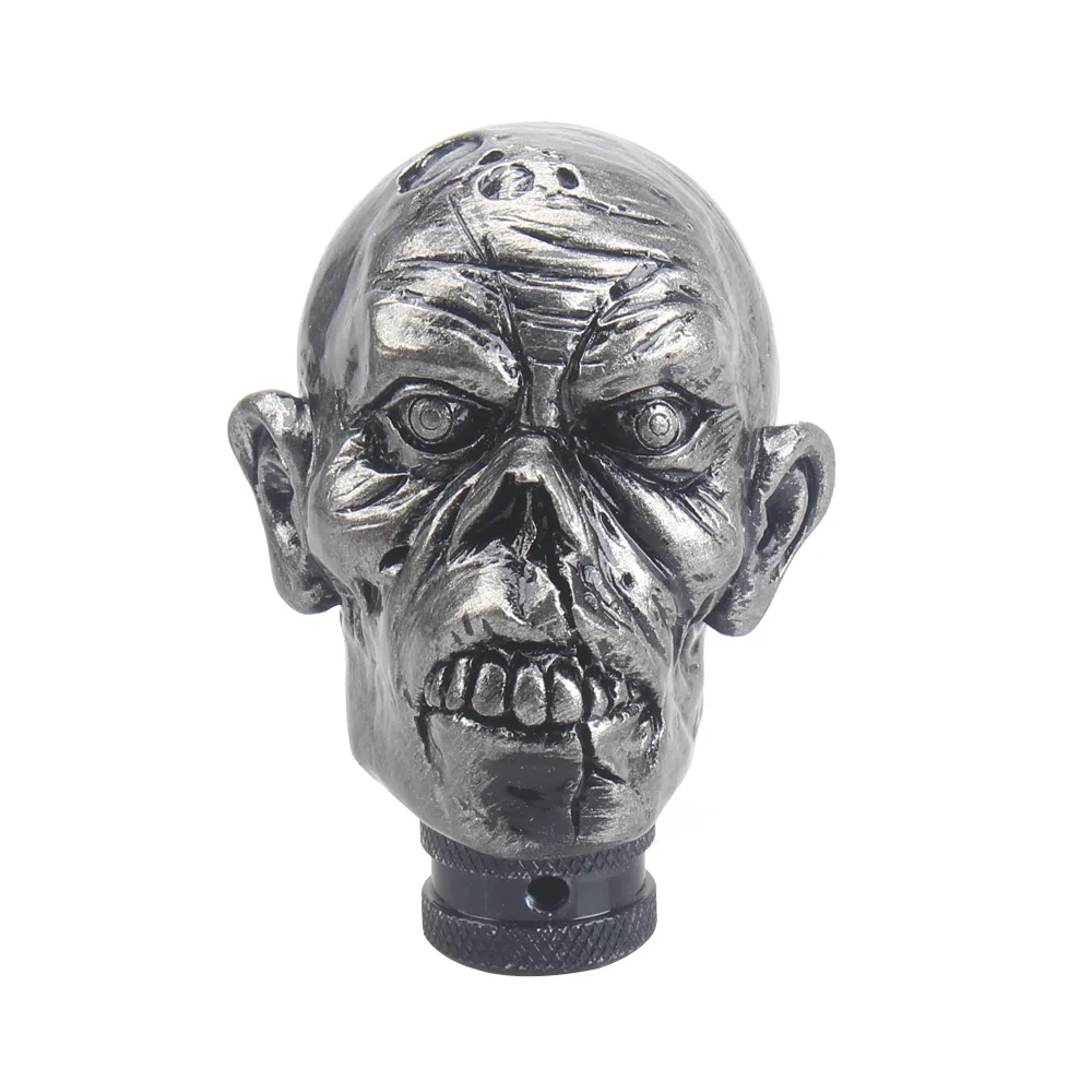 

Universal Car Gear Shift Knobs Skull Head Gear Manual Transmission Gear Shift Knob Shifter Lever Car Modified Manual Gear Head