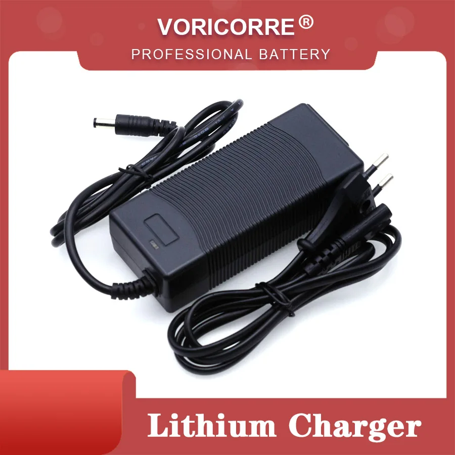 VariCore 12V 24V 36V 48V 3 Series 6 Series 7 Series 10 Series 13 String 18650 Lithium Battery Charger 12.6V 29.4V DC 5.5*2.1mm