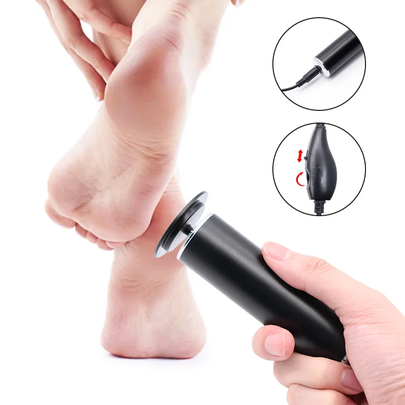 

Powerful Torque Adjustable Speeds Portable Dead Skin Callus Grinding Cuticle Filing Remover Foot Electric Pedicure Care Tool