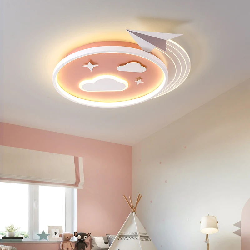 Children's Room Led Ceiling Lights Living Room Lamp Boy Girl Princess Creative Nordic Bedroom Lamp Modern Decor Lighting Light