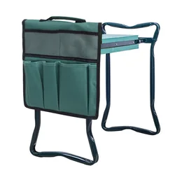 Sac à outils de jardin portable, sac de rangement d'outils de jardin, tabouret au genou, chariot d'outils de jardinage, sac de rangement à plat, trousse à outils