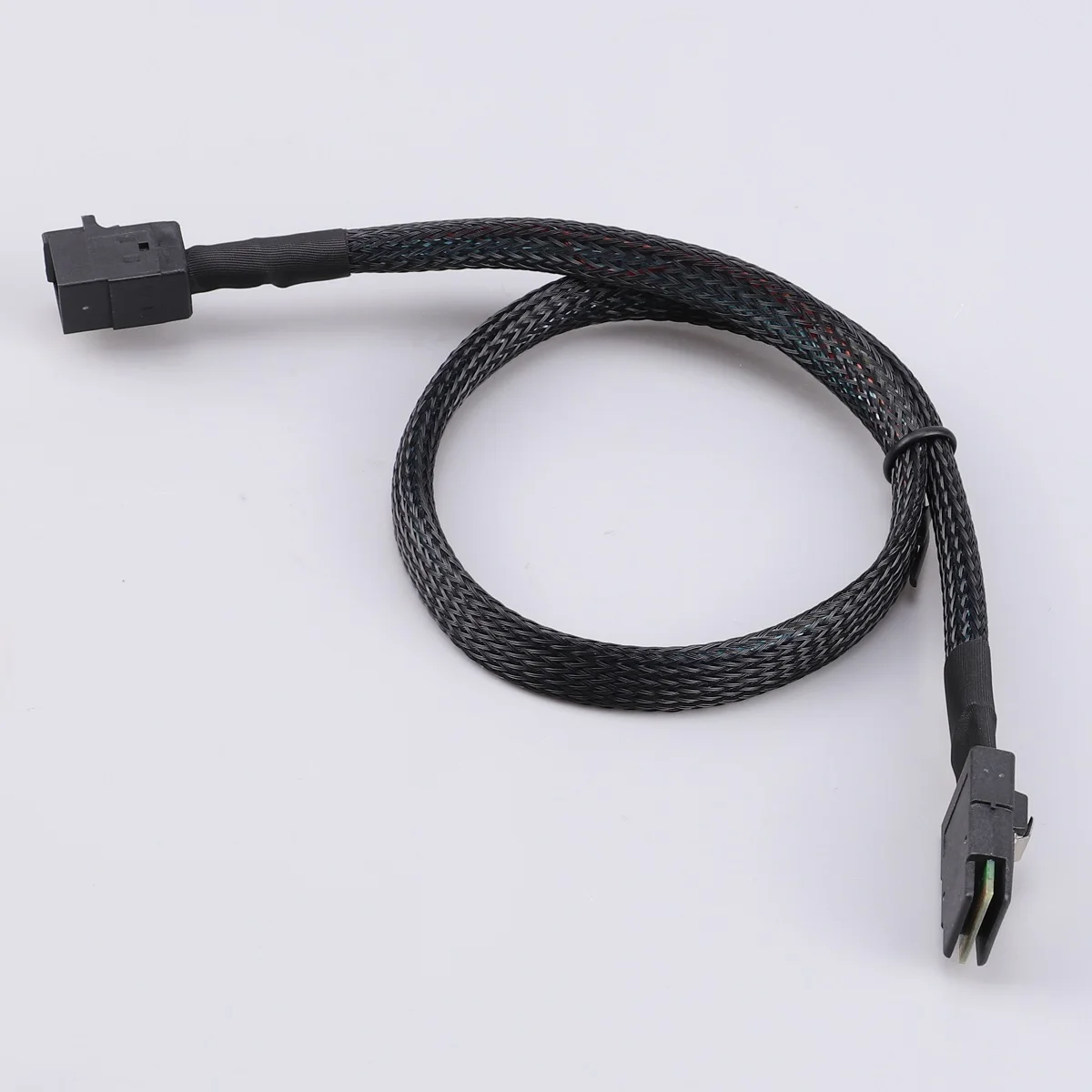 كابل بيانات الخادم الداخلي MINI SAS 8643 إلى SFF 8087 HD 0.5M/1M Mini-sas HD SFF-8643 كابل غارة القرص الصلب لخادم البيانات
