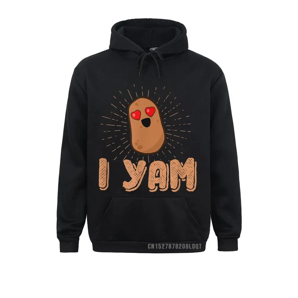 Casual Long Sleeve Hoodies Father Day Fashionable Hoods Men Sweatshirts I Yam She's My Sweet Potato Couple Gift Girlfriend