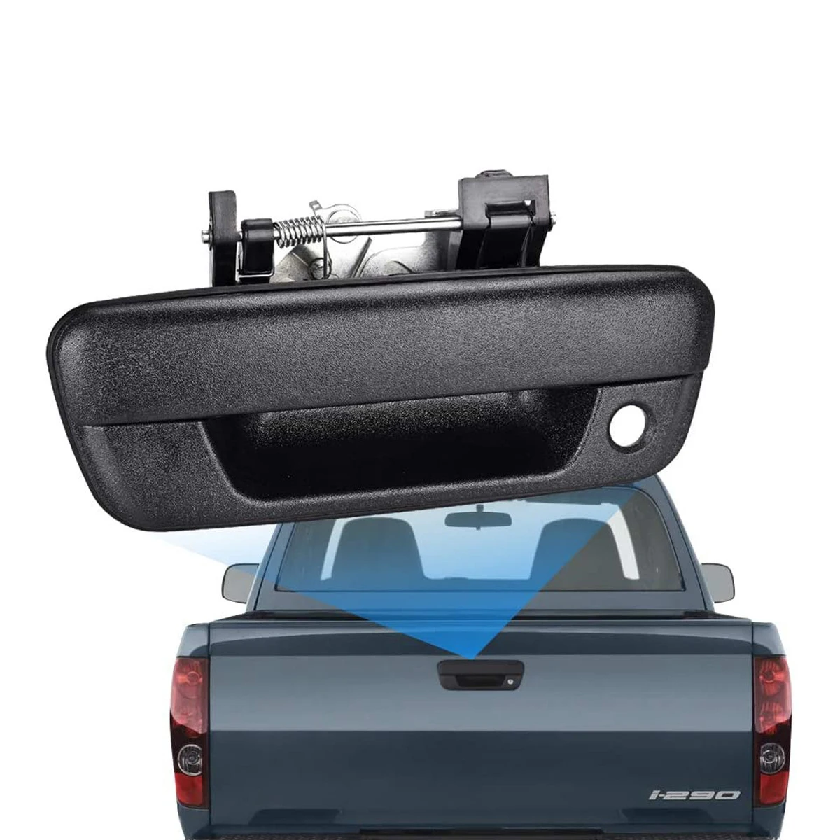 

1 PCS Tailgate Door Handle Rear Boot Handle Bezel for Chevrolet Colorado Z71 LS 2004-2005 25801998 93376845 GM1915118 ABS