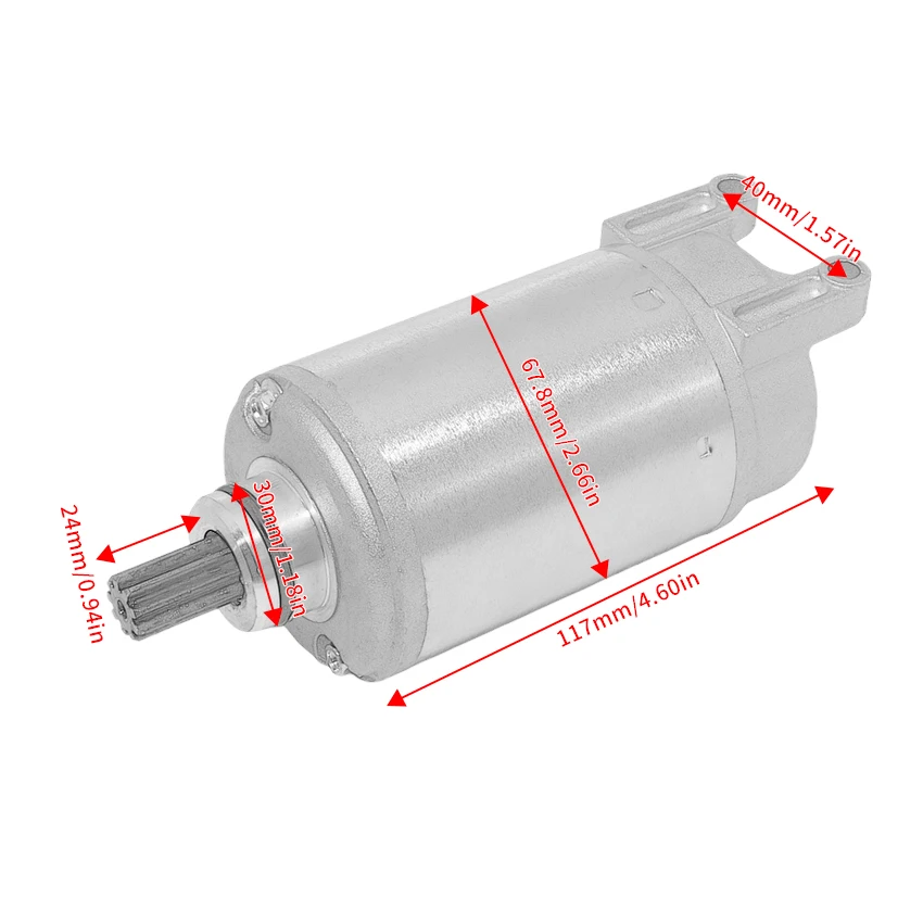 Engine Starter Motor For BMW K1200S K1300S K1200R K1300R K1200GT K1300GT K1600GT GTL K1600 12418533755 12418562100   428000-2040