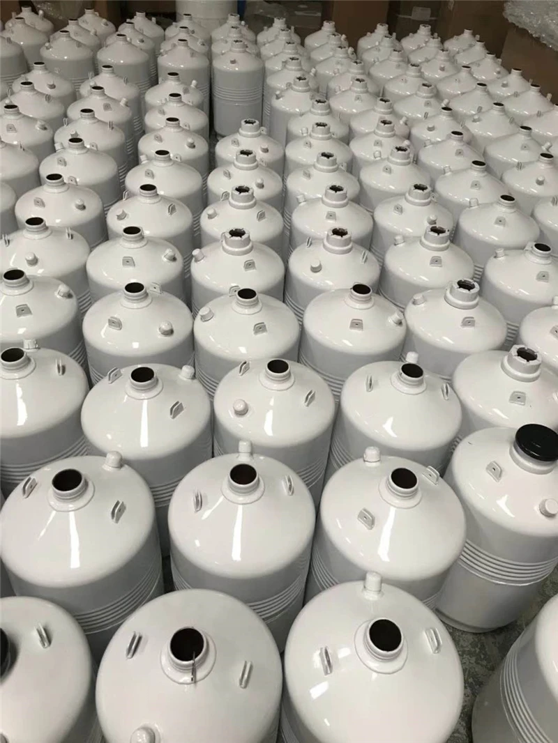 กระป๋องเก็บ10L 15L ไนโตรเจนเหลว35L 6L 2L ทำจากอลูมิเนียมการบินพร้อมเคสป้องกัน