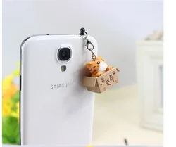Seeking nurturing cat style 3.5mm Cute Cartoon Cat Design Mobile Phone Ear Cap Dust Plug For Iphone Samsung dust plug