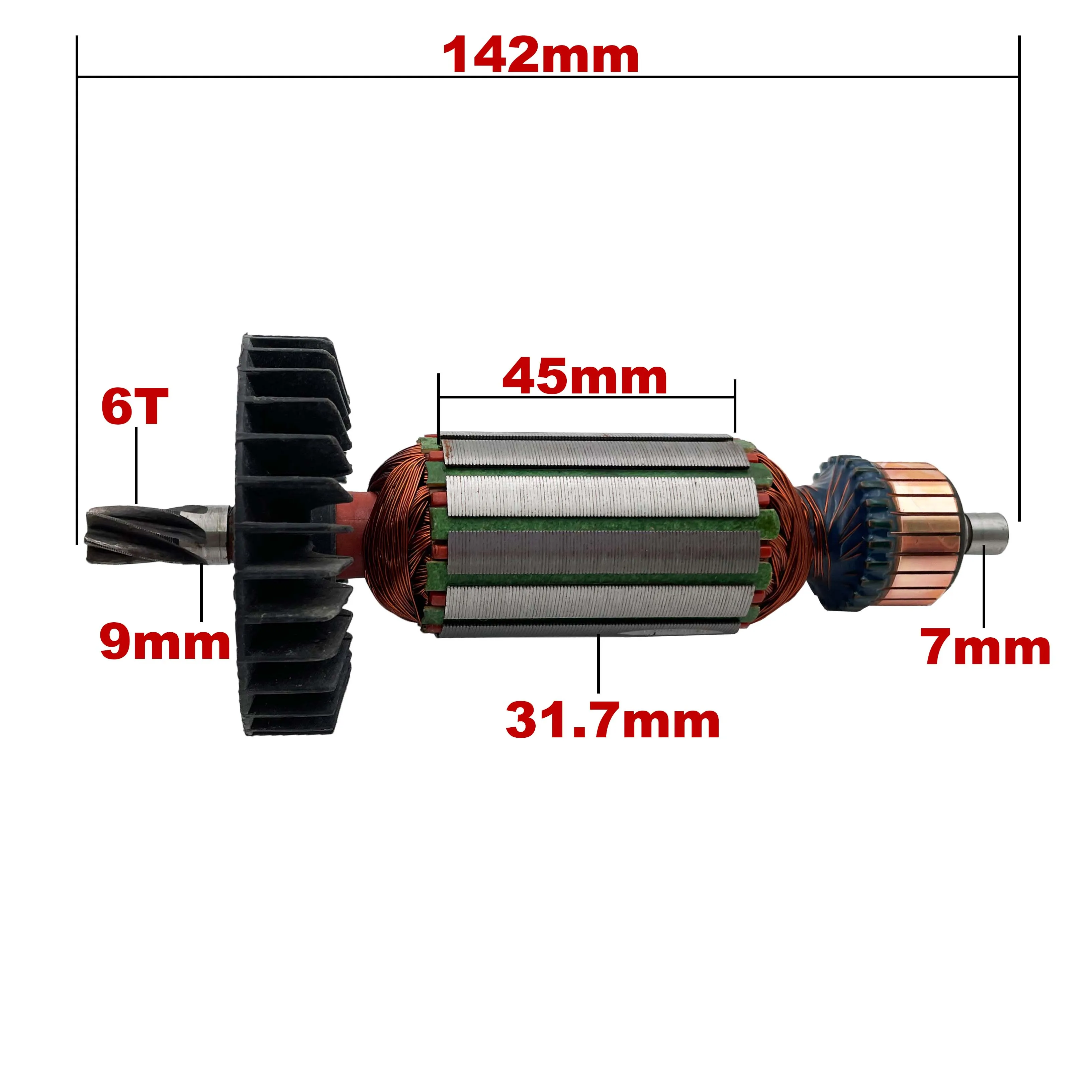 AC220V-240V Armature Rotor Anchor Stator Replacement for Makita Rotary Hammer HR2410 HR2420