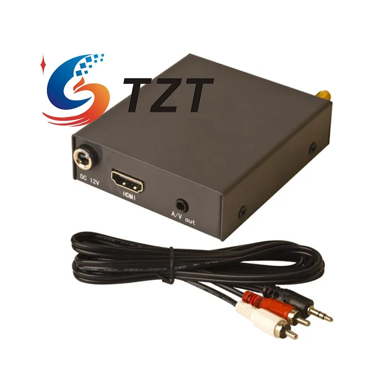 TZT 0.5W/1W/2W COFDM Telemetry Transmission Receiver Set Wireless Digital Audio Video Transmitter for UAV Drone Video