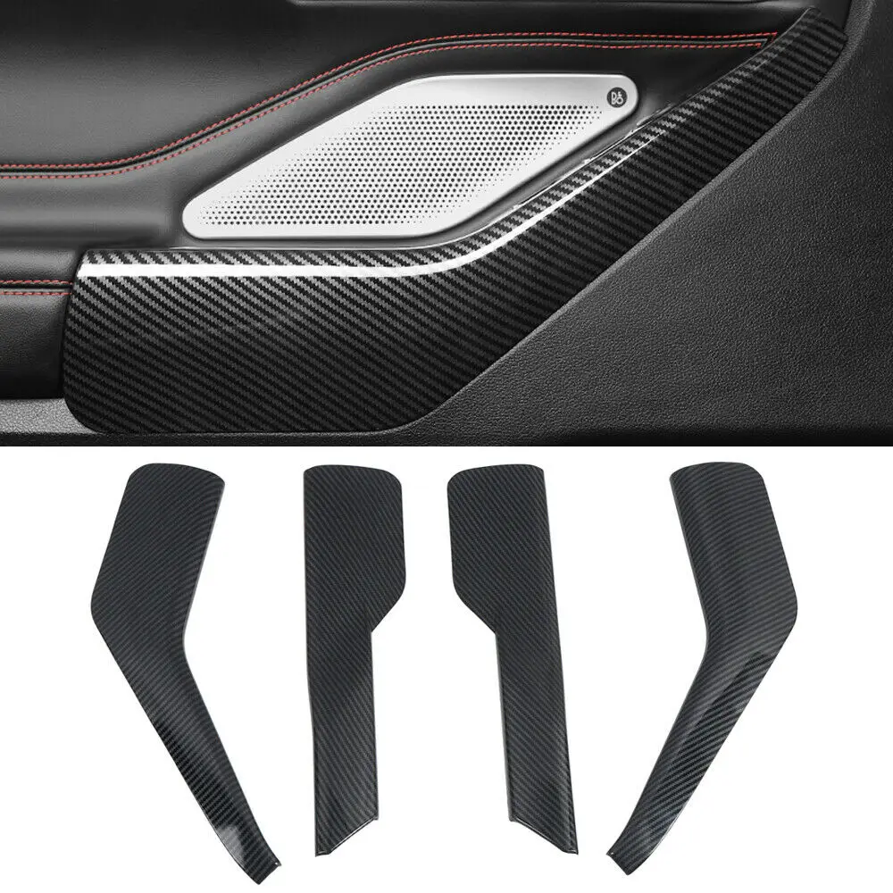 LHD! Car Styling for Ford Explorer 2020 2021 2022 2023 2024 Carbon Fiber Printed Interior Accessories Molding Cover Trim 21pcs