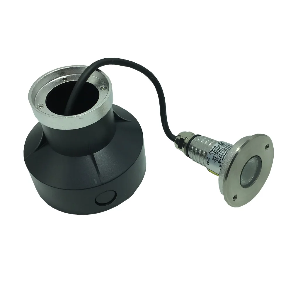 

Lights Swimming Pool LED 3W 316SS Underwater Fountain Lamp DC12V Warm White 2700K with Embedded Sleeve
