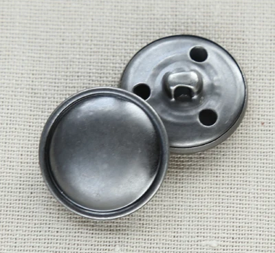 10 pz/lotto Dimensioni: 15-25mm Fungo Bottoni In Metallo per Indumento Vintage Bronzo Colore/Pistola Nero Bottone Indumento FAI DA TE (ss-7379)