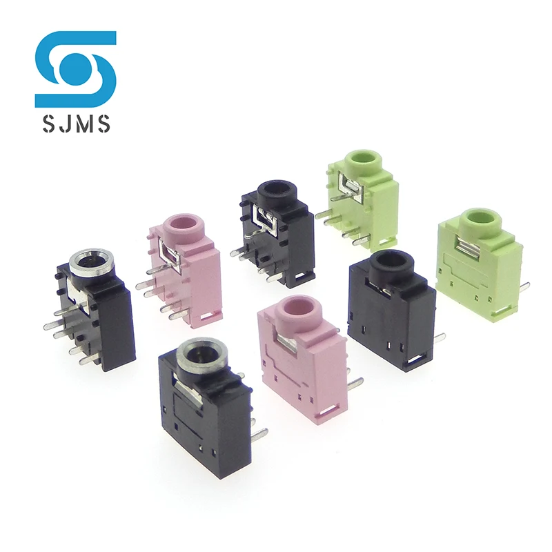 5/10PCS Headphone Jack Socket 3F07 PJ-307 PJ307 3.5mm Stereo Jack Socket 3.5 Audio Earphone Jack Connector