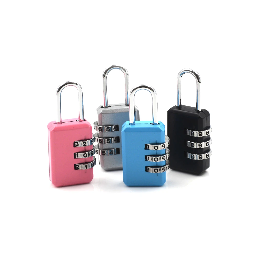 

Luggage Password Code Lock School Gym Locker Sheds Suitcase 3 Digit Resettable Combination Coded Lock Padlock For