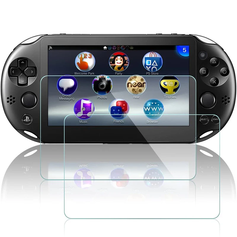 2.5D Kính Cường Lực Cho Sony PS Vita 1000 PS Vita 2000 Bao Da Bảo Vệ Màn Hình Trong Cho Sony PS V1000 PS V2000 5 "Chống Trầy Xước Điện Ảnh