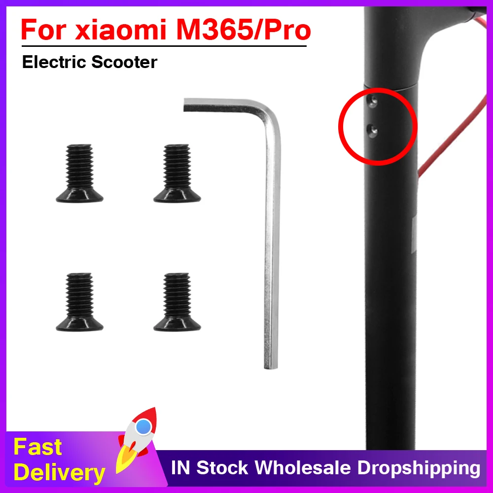 Scooter Handlebar Front Fork Tube Screws With Hexagon Handle Replacement Parts Kits For Xiaomi M365 Ninebot Es2 Accessories