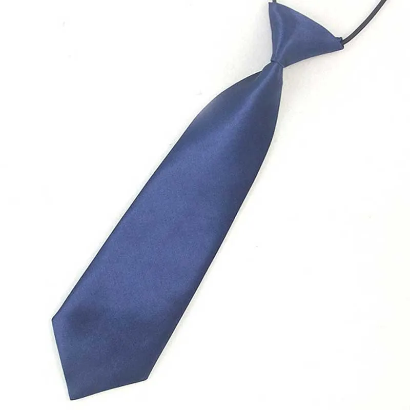 Kid Boy Solid Classic Neck Tie, Wedding Party Gift