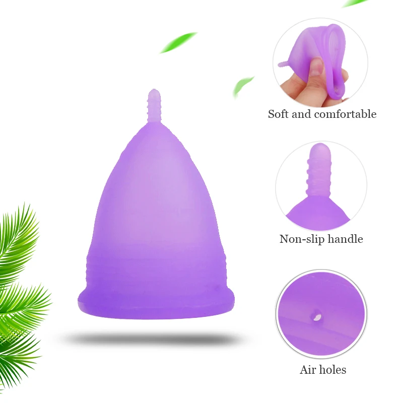 

1pcs Menstrual Cup Medical Grade Silicone Copo Menstrual de Silicone Medica Reusable Menstrual Cup better than Menstrual Pads