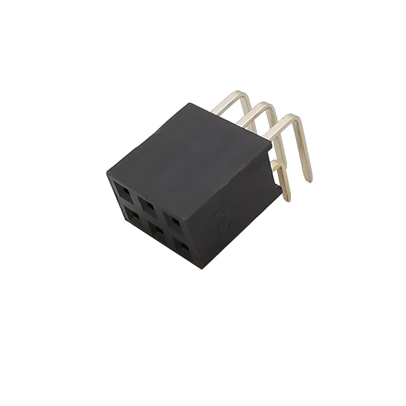 10Pcs 2x2/3/4/5/6/7/8/9/10/12/16/20/40 Pin 2.54mm Connector Strip Socket Double Row Female Right Angle For Arduino