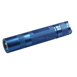 120mm (L) x 24mm (D) DIY S2 Plus LED Flashlight Host With Metal Switch - Black / Grey / Blue