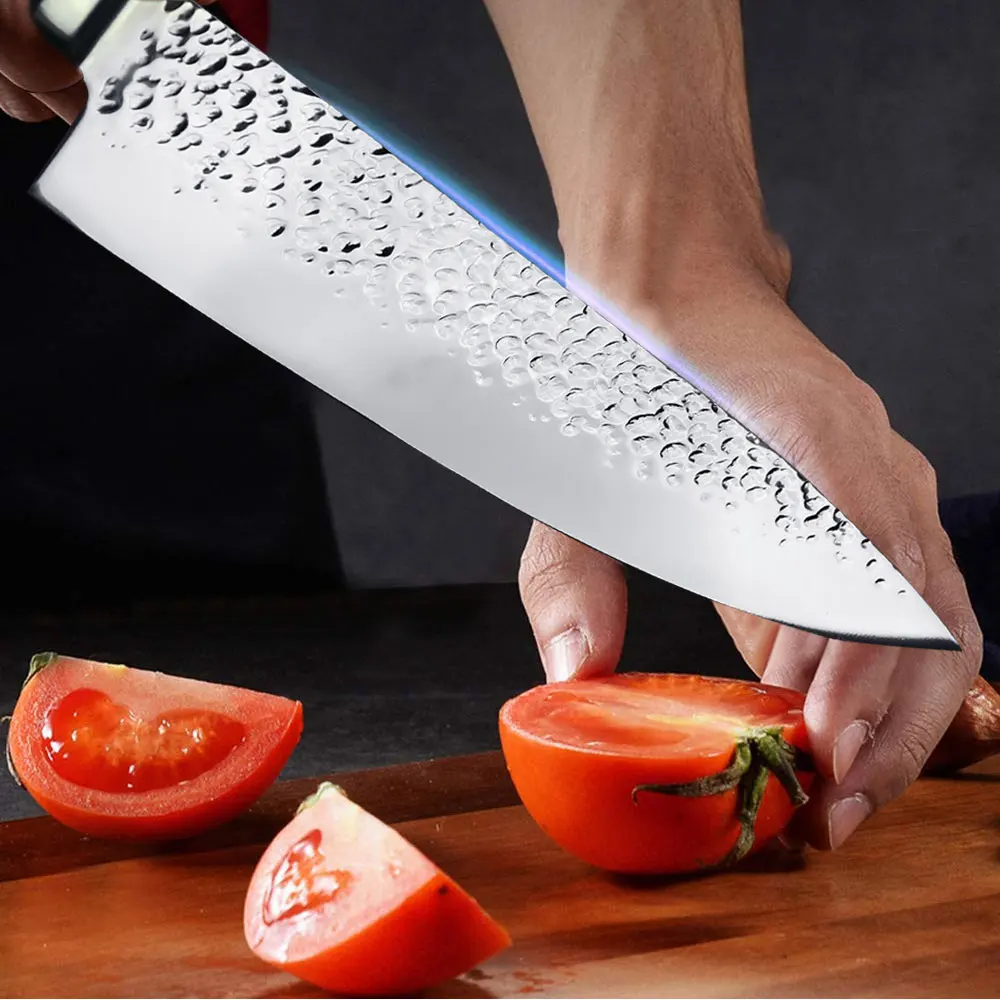 Kitchen Knives Set Chef Knife 1-6pcs High Carbon Stainless Steel 7CR17 440 Meat Fish Utility Paring Knife Cutter Cooking