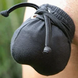 2021 New High Quality Men's Penis Pouch Bag Comfy Soft Sexy Lace-Up Penis Sheath Underwear Pouch Bag For Swim Shorts Swimwear