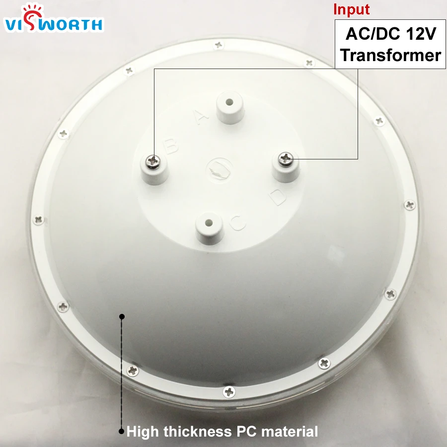 PAR56-luz de piscina de alta potencia, 24w, 36w, ip68, impermeable, para fuente, CA/CC, 12v, RGB + mando a distancia, foco para exteriores