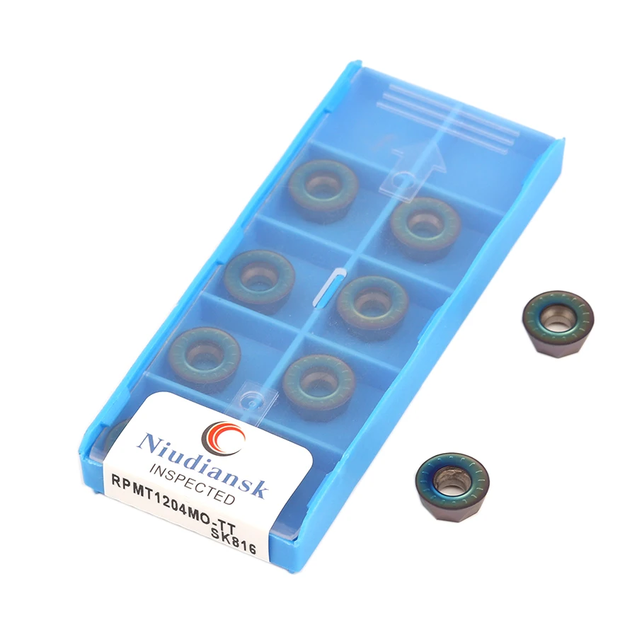 RPMT1003MO-TT SK816 تصلب الصلب RPMT1204MO-TT SK816 كربيد إدراج آلة خرط تعمل بالتحكم الرقمي بواسطة الحاسوب أدوات R5 طحن تحول أدوات R6 أدوات القطع