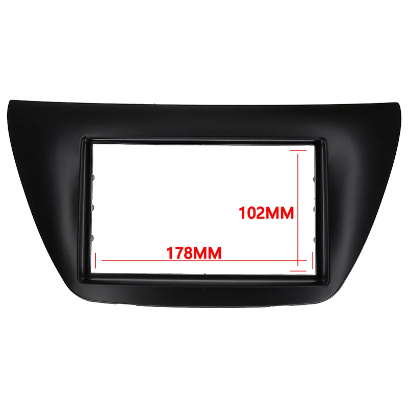 2 Din Car Radio Fascia For Mitsubishi Lancer IX 2006 AC Control Center Control DVD Player Frame Trim Kit