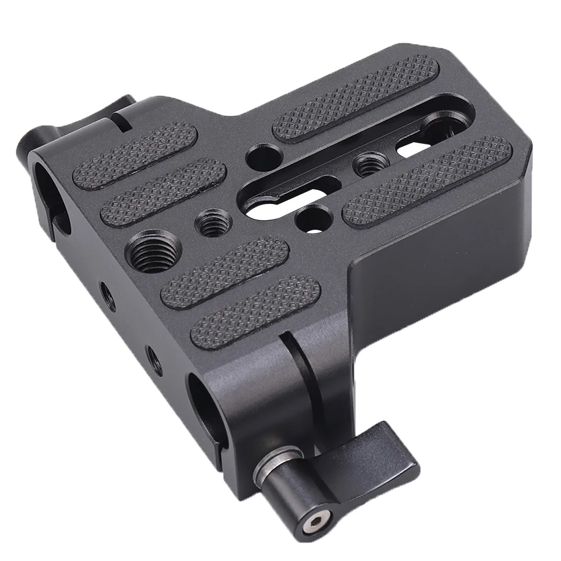 Universal Kamera Grundplatte Schulter Rig 15mm Stange Clamp Quick Release Adapter für Sony DSLR Käfig Vlog Schulter Unterstützung System – Detail 5