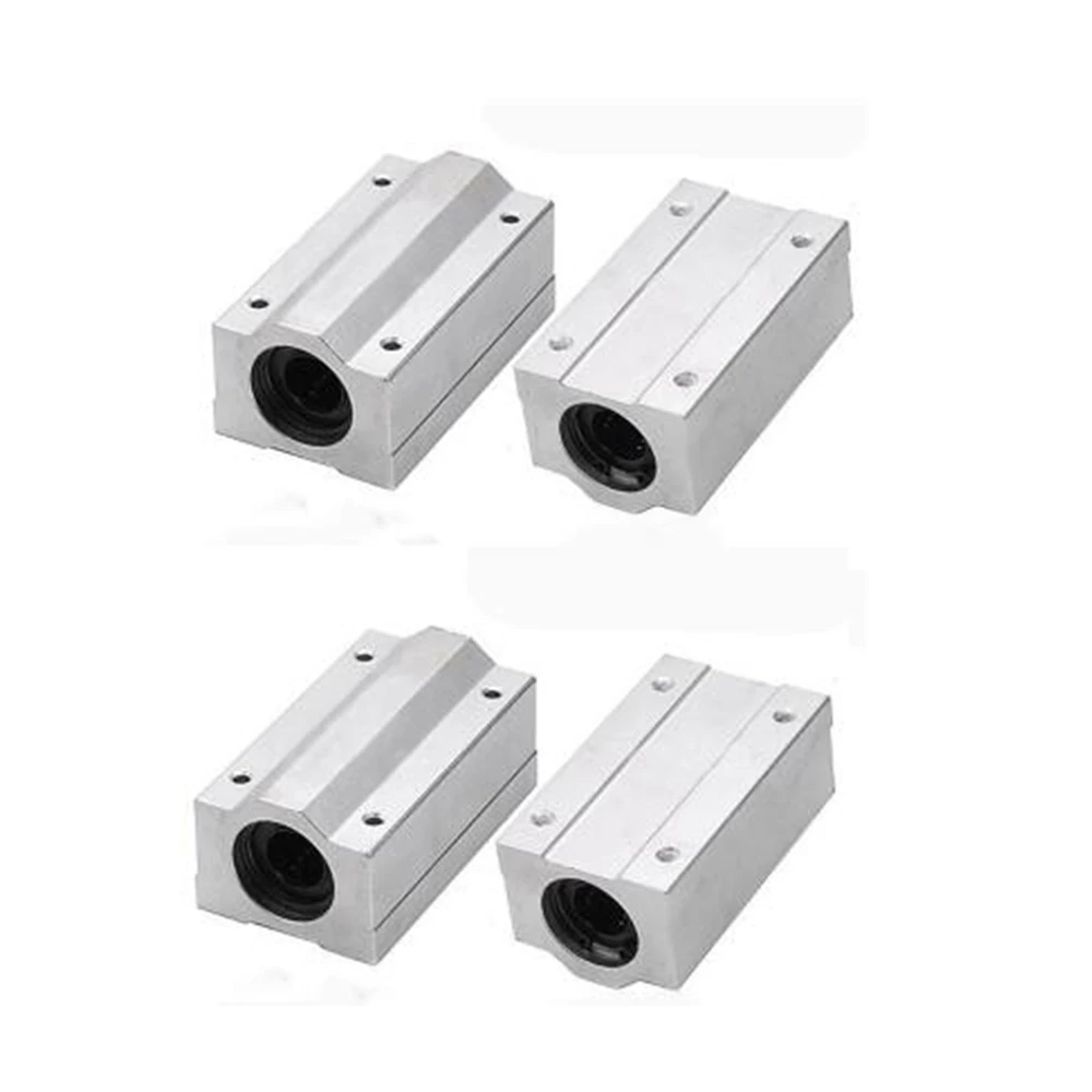 

4pcs/lot SCS8LUU SCS10LUU SCS12LUU SCS16LUU SCS20LUU Long Type Linear Ball Bearing Block CNC Router