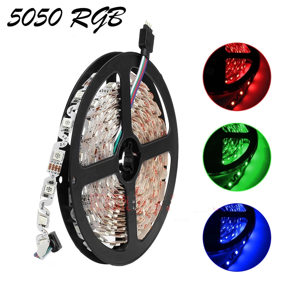 Imagem -06 - Faixa de Led S-shape Fita Flexível 5050 Rgb Warm White 60 Leds por m Bending Channel s tipo Carta mm Pcb 50m 12v 24v