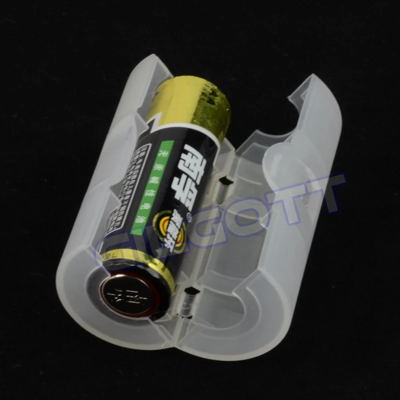 2 قطعة/الوحدة AA إلى C حجم البطارية محول حالة محول حامل شل غطاء الجلاد