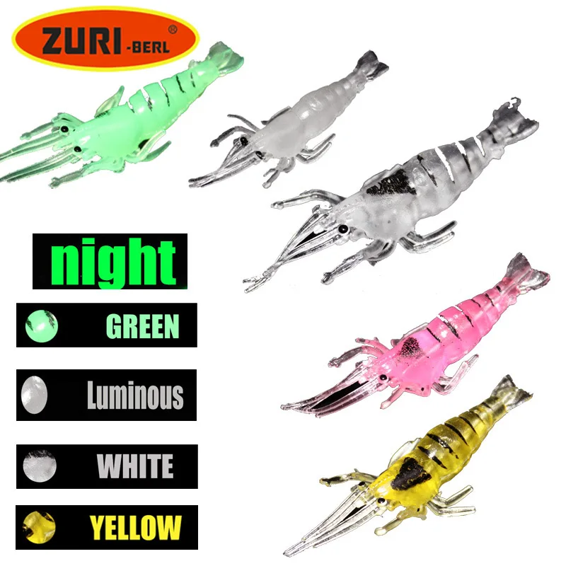 ZURI-BERL 12pcs Predator Fishing New 2021 Pike Fishing Soft Lures Sea Saltwater Soft Plastic Lures For Fishing Retriever Lures