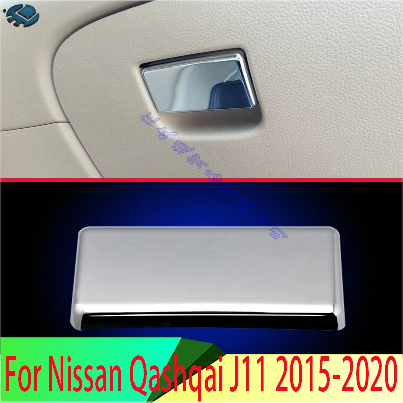 For Nissan Qashqai J11 2015 2016 20172018 2019 2020 ABS Chrome Inside Interior Storage Box Handle Cover Trim