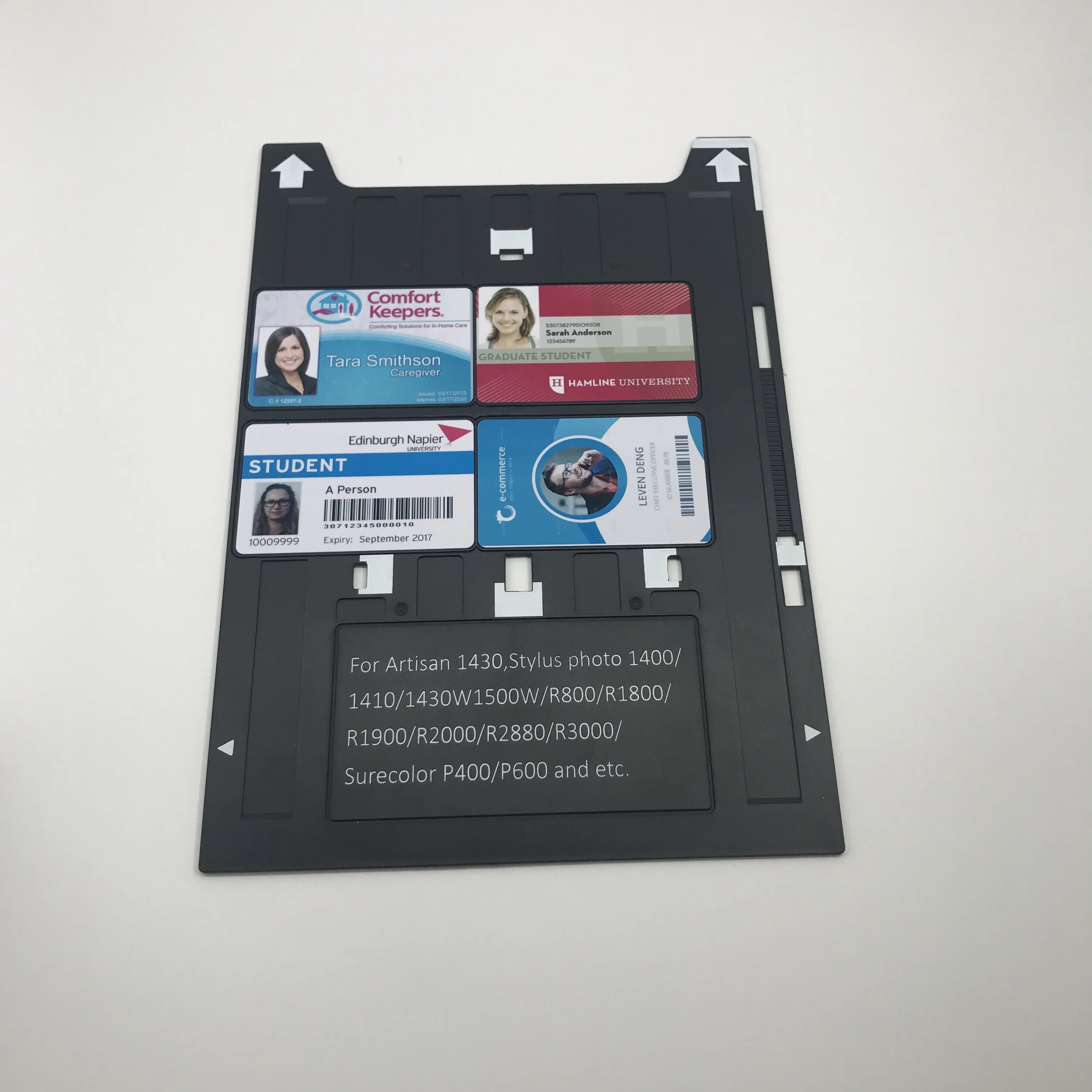 20X Blank Plastic Transparent Inkjet printable PVC ID Card+1pc Card Tray for Epson PM-G800 Stylus Photo 1400,1410 printers