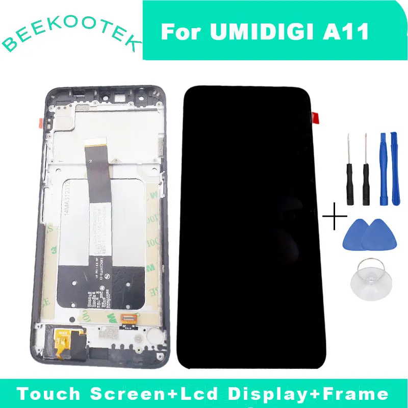 New Original UMIDIGI A11 LCD Display+Touch Screen Digitizer Assembly LCD+Touch Digitizer For UMIDIGI A11 6.53 Inch Smartphone