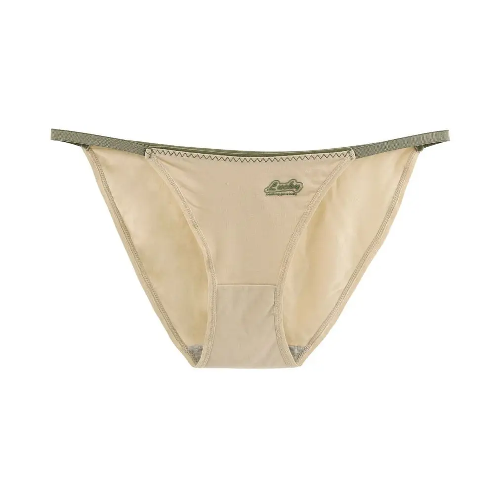 

Трусики-стринги G-String с надписью Lucky, тонкий пояс, корейское нижнее белье, женские трусики-стринги, трусы-брифы