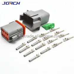 5 Sets 8pin Deutsch DT Waterproof Male Female Electrical Connector Plug DT04-8P DT06-8S With Terminals