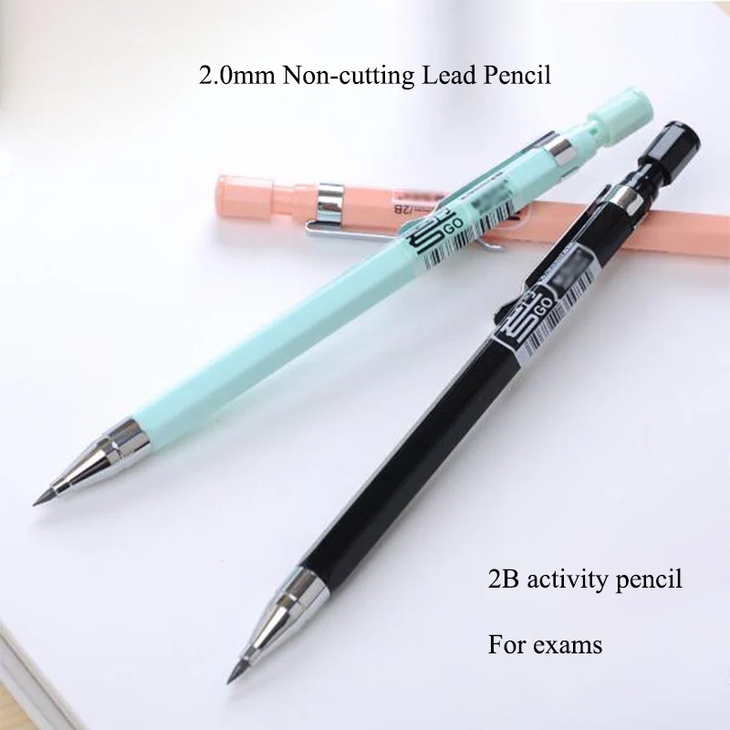 

1PC 145mm 2.0mm Mechanical Pencils Thick Refill Automatic Pencil Replacement Core For Student Writing Pencil Stationery