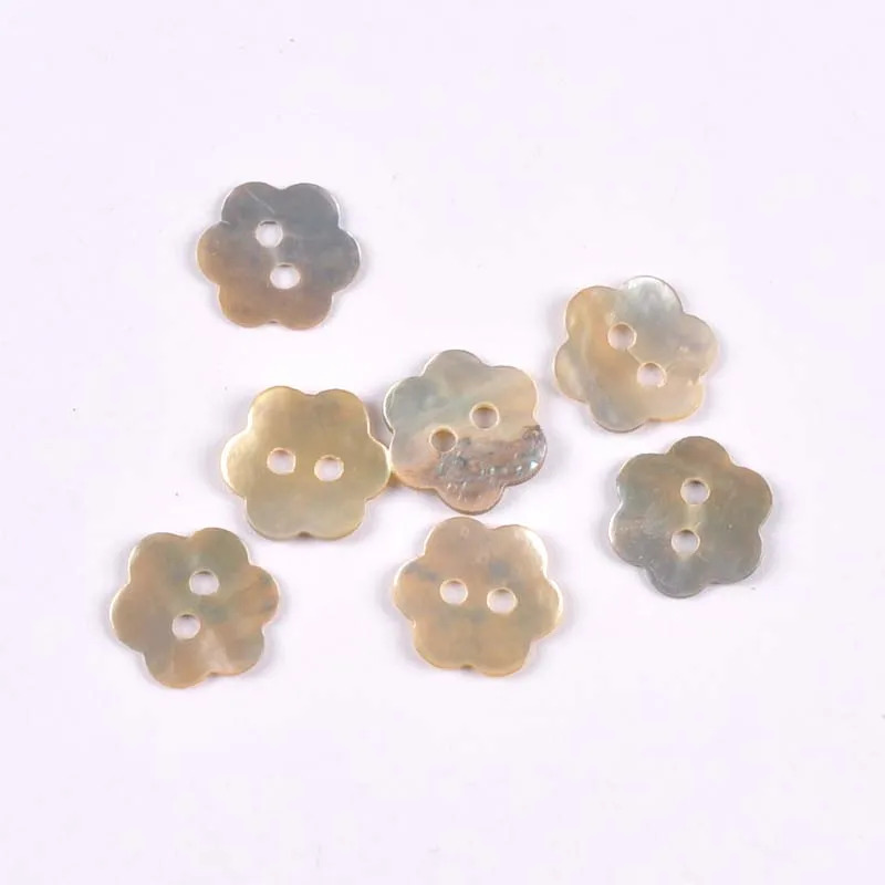 50Pcs 2 Holes Color Mother Of Pearl Round Shell Buttons Sewing Accessories DIY Kid Apparel Supplies Scrapbooking Crafts c2428 image 3