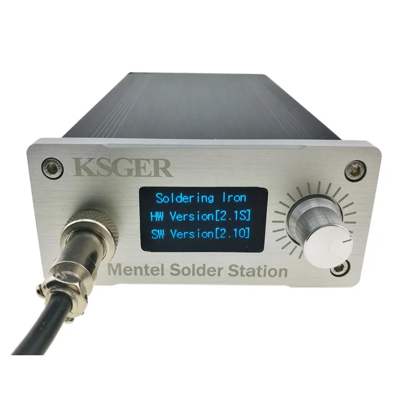 Soldering Station DIY Kit STM32 2.1S OLED 1.3 Display Temperature Controller Digital Electronic Welding Iron T12 Iron Tips