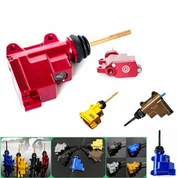 Universal 13MM Single Piston Motorcycle Brake Pump Rear Foot Hydraulic Brake Master Cylinder Pump For Motorcycle Dirt Bike ATV