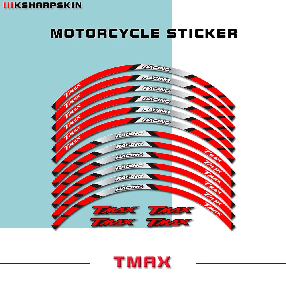 

High-quality waterproof decals for modification of motorcycle wheel rim stickers for Yamaha TMAX 500 530