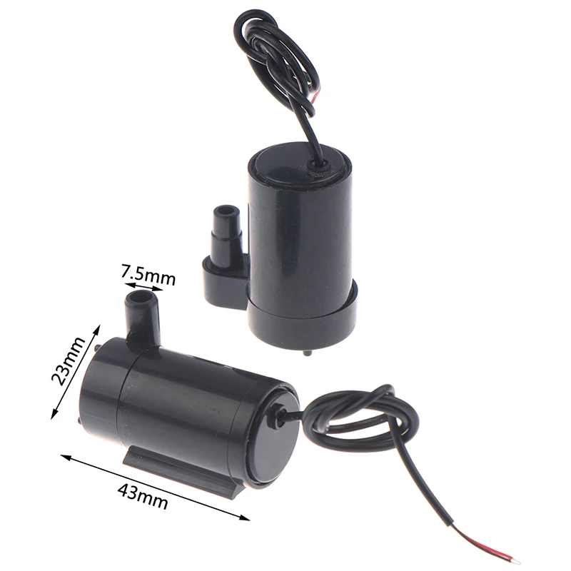 DC 5-12V Low Noise Brushless Motor Pump 1PC 3L/min Micro Submersible Water Pump For Garden Watering Mini Fountain